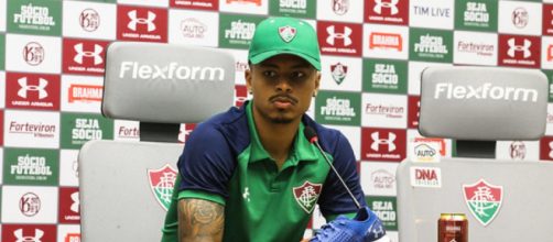 Allan pode desfalcar o Flu em Bras&iacute;lia. (Reprodu&ccedil;&atilde;o/Lucas Mer&ccedil;on/Fluminense FC)