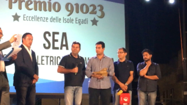 Cerimonia di premiazione della SEA di Favignana