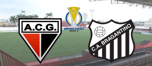 Atl&eacute;tico-GO x Bragantino ter&aacute; transmiss&atilde;o ao vivo apenas na TV Fechada. (Fotomontagem)