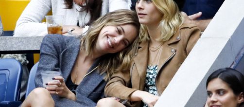 Cara Delevingne y Ashley Benson en el US Open en Nueva York.