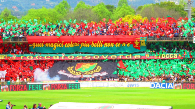 Tifosi della Ternana, ieri erano oltre 12 mila.