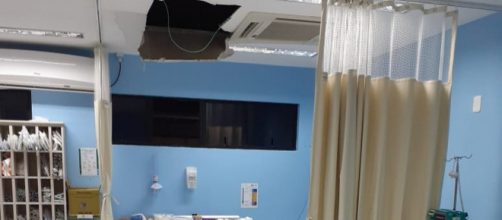 Homem tentou fugir pelo teto. (Reprodu&ccedil;&atilde;o)