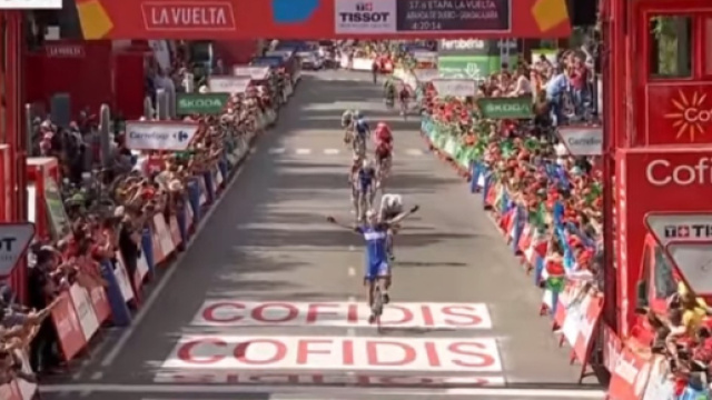 Philippe Gilbert, vincitore di due tappe alla Vuelta Espana