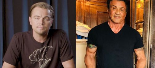 Eles dispensaram o uso de dubl&ecirc;s e sofreram as consequ&ecirc;ncias. (Reprodu&ccedil;&atilde;o/ Instagram/ @leonardodicaprio/ @officialslystallone)