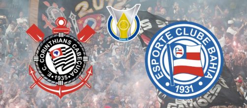 Corinthians x Bahia: transmiss&atilde;o ao vivo exclusivo no PFC. (Fotomontagem)