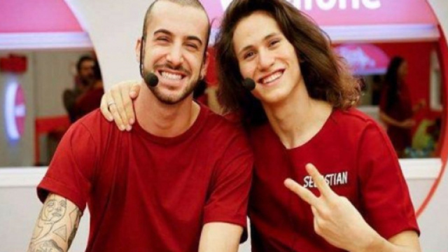 Amici Celebrities: Alberto, Giordana, Andreas Muller e Sebastian Melo tutor delle squadre.