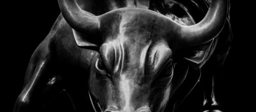 Charging Bull by Arturo di Modica. [Image source: etr Kratochvil/publicdomainpictures]