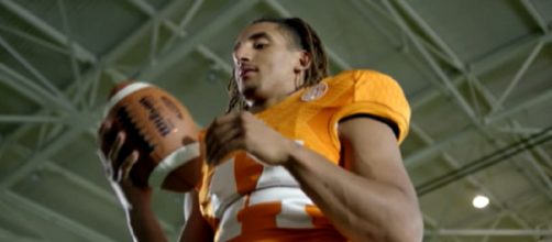 Johnson went undrafted this year before signing with the Patriots in April (Image Credit: Tennessee Football/YouTube)