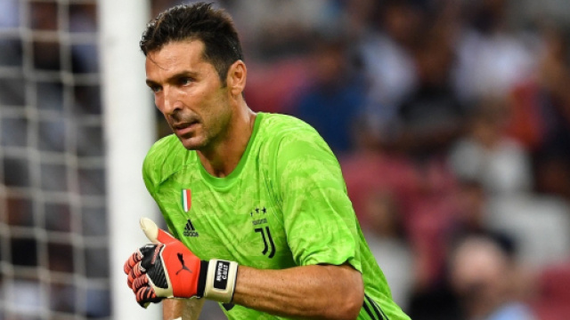 Gianluigi Buffon con la maglia della Juventus