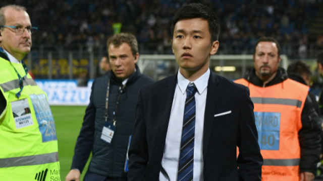 Inter, Steven Zhang con la squadra prima del derby