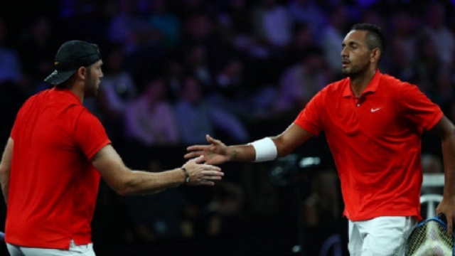 Laver Cup: battuti Nadal e Tsitsipas, Kyrgios e Sock tengono in piedi il Team World
