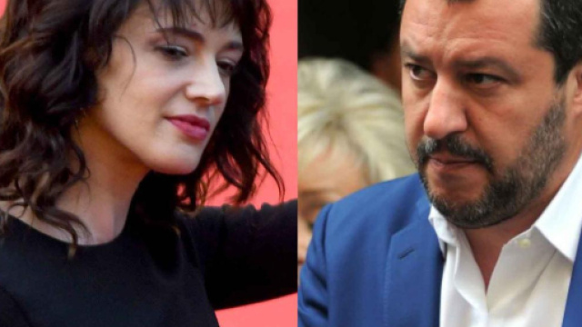 Asia Argento e Matteo Salvini: &egrave; scontro a Live-Non &egrave; la D'Urso