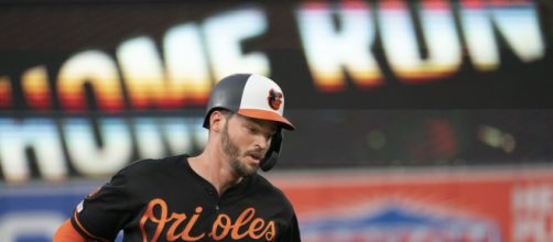 Trey Mancini has 34 home runs in 2019. [Image Source: Flickr | KA Sports Photos]