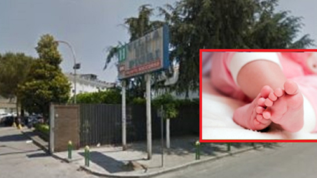 Acerra in lutto per la morte di una neonata.