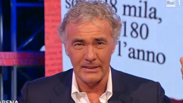 Massimo Giletti a Non &egrave; L'Arena ha intervistato Pamela Prati.