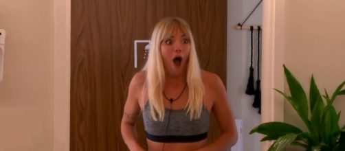 Emelle gets a shock after being the first player blocked (Image credit: The Circle/4od)