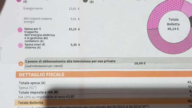 Bollette troppo basse indicano che non si tratta di prima casa