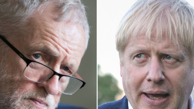 Jeremy Corbyn avversario di Boris Johnson
