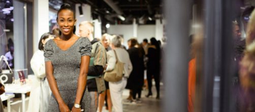 Anne at London Fashion Week. Photo credit: Diana Vartanova. Used by permission.