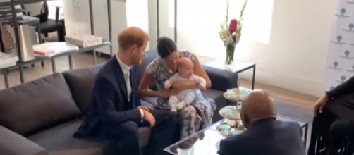 Baby Archie makes Africa tour debut with Prince Harry, Meghan Markle. [Image source/Today YouTube video]