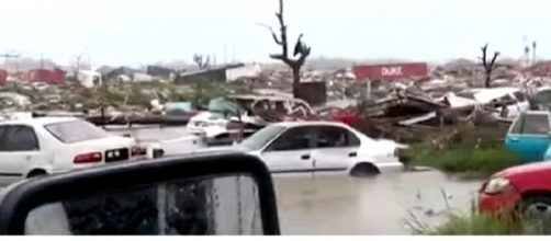 Hurricane Dorian leaves trail of destruction in Bahamas. [Image source/Global News YouTube video]