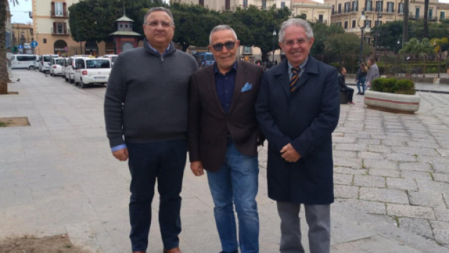 Maurizio Cal&agrave;, Alfio Giulio e Antonino Toscano.