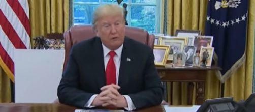 Trump diverts military funds to pay for border wall, lawmakers furious. [Image source/CNN YouTube video]