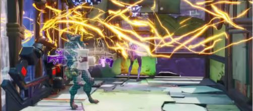 The Zapper Trap in action. [Image source: Fortnite/YouTube]