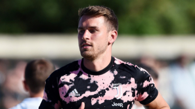 Aaron Ramsey con la maglia della Juventus