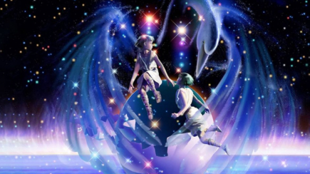 Una rappresentazione del terzo segno dell'Oroscopo: Gemelli