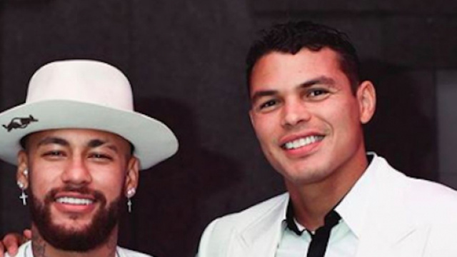 PSG : Neymar et Thiago Silva, un destin li&eacute;. Credit : Instagram/thiagosilva