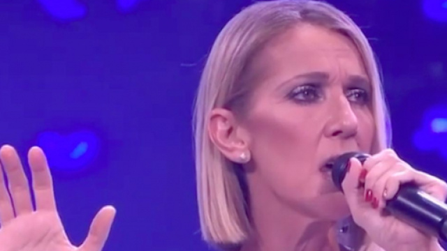C&eacute;line Dion lors de son concert en hommage &agrave; sa m&egrave;re Th&eacute;r&egrave;se. Credit: Instagram/celinedion