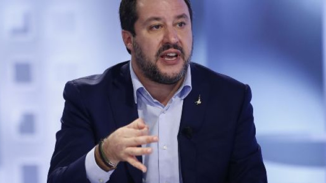 Il leader della Lega Matteo Salvini.