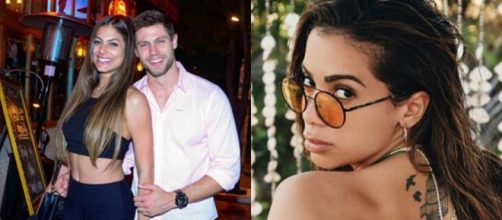 Jonas defendeu noiva ap&oacute;s zombaria de Anitta. (Fotomontagem)