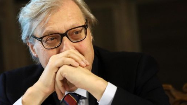 Il critico d'arte e deputato di Forza Italia Vittorio Sgarbi.