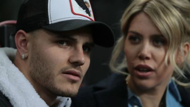 Wanda Nara con il marito Mauro Icardi