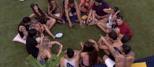 Pipoca e Camarote se misturam com queda do muro e interagem. (Reprodu&ccedil;&atilde;o/TV Globo)