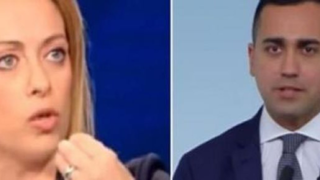Giorgia Meloni e Luigi Di Maio.