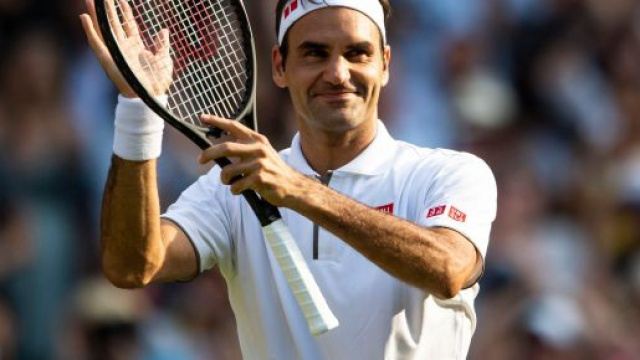 Il campione svizzero Roger Federer