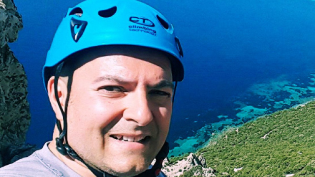 Andrea Delogu si &egrave; accasciato a terra in palestra.