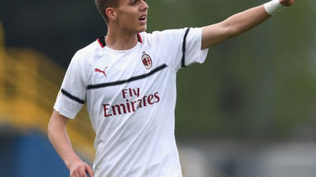Daniel Maldini, autore della doppietta contro il Venezia.
