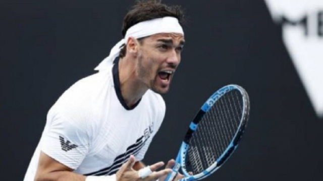 Fabio Fognini eliminato da Tennys Sandgren negli ottavi di finale degli Australian Open.