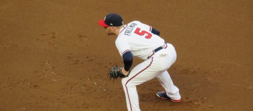 Freddie Freeman is a four-time All-Star. [Image Source: Flickr | Bryan Green]