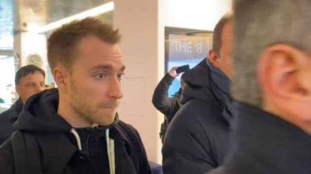 Erksen &egrave; sbarcato a Milano: nelle prossime ore sar&agrave; ufficialmente un calciatore dell'Inter.