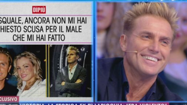 Live - Non &egrave; la d'Urso, Pasquale Laricchia replica all'ex Victoria: 'Mai stato violento'.