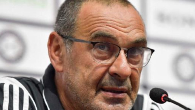 Maurizio Sarri, tecnico della Juventus.