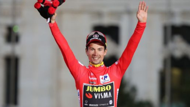 Primoz Roglic, numero uno delle classifiche mondiali di ciclismo e leader della Jumbo Visma