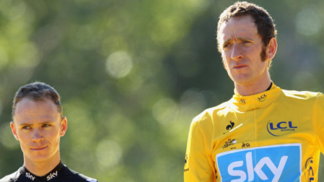 Froome e Wiggins sul podio del Tour 2012