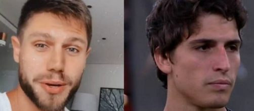 Jonas Sulzbach e Felipe Prior criam atrito com 'BBB20'. (Reprodu&ccedil;&atilde;o/Fotomontagem)