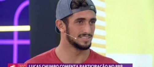 Lucas Chumbo foi o convidado do 'Se Joga'. (Reprodu&ccedil;&atilde;o/TV Globo)